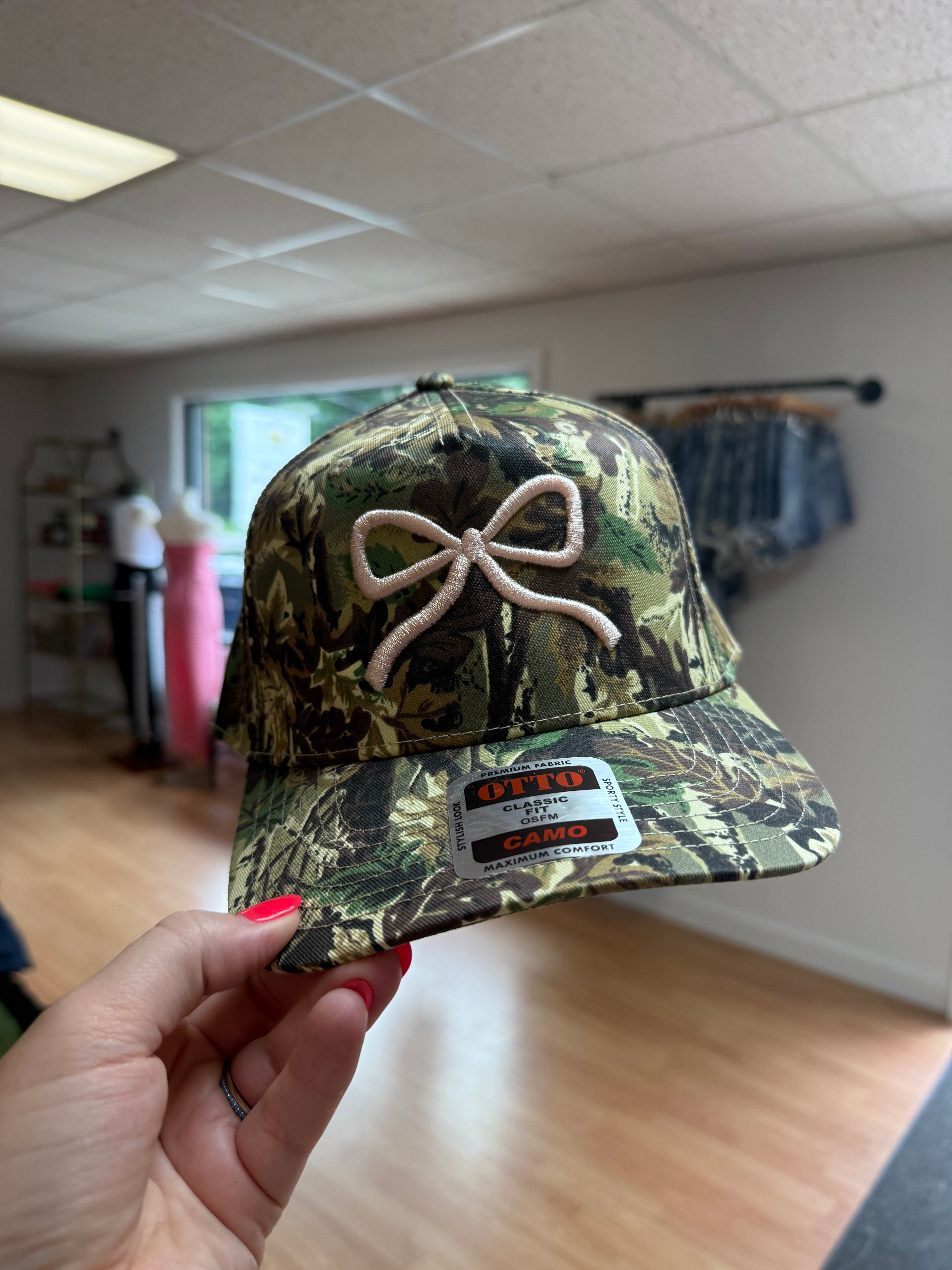Camo Bow Hat