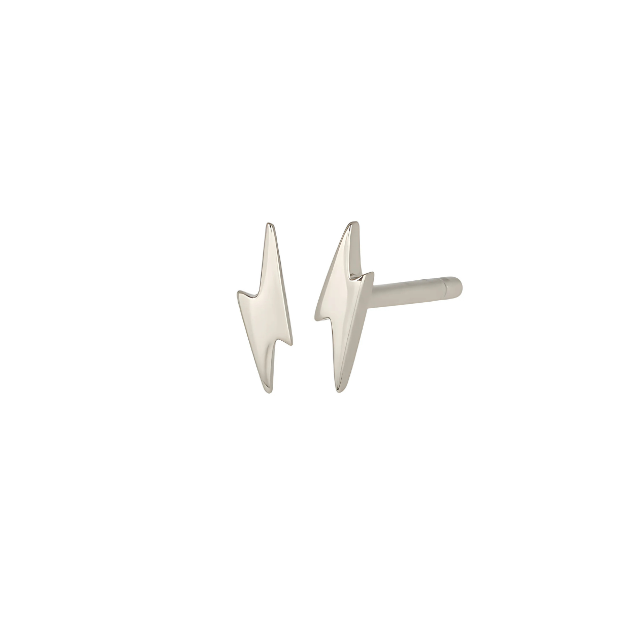 Lightning Stud Earring in Sterling Silver