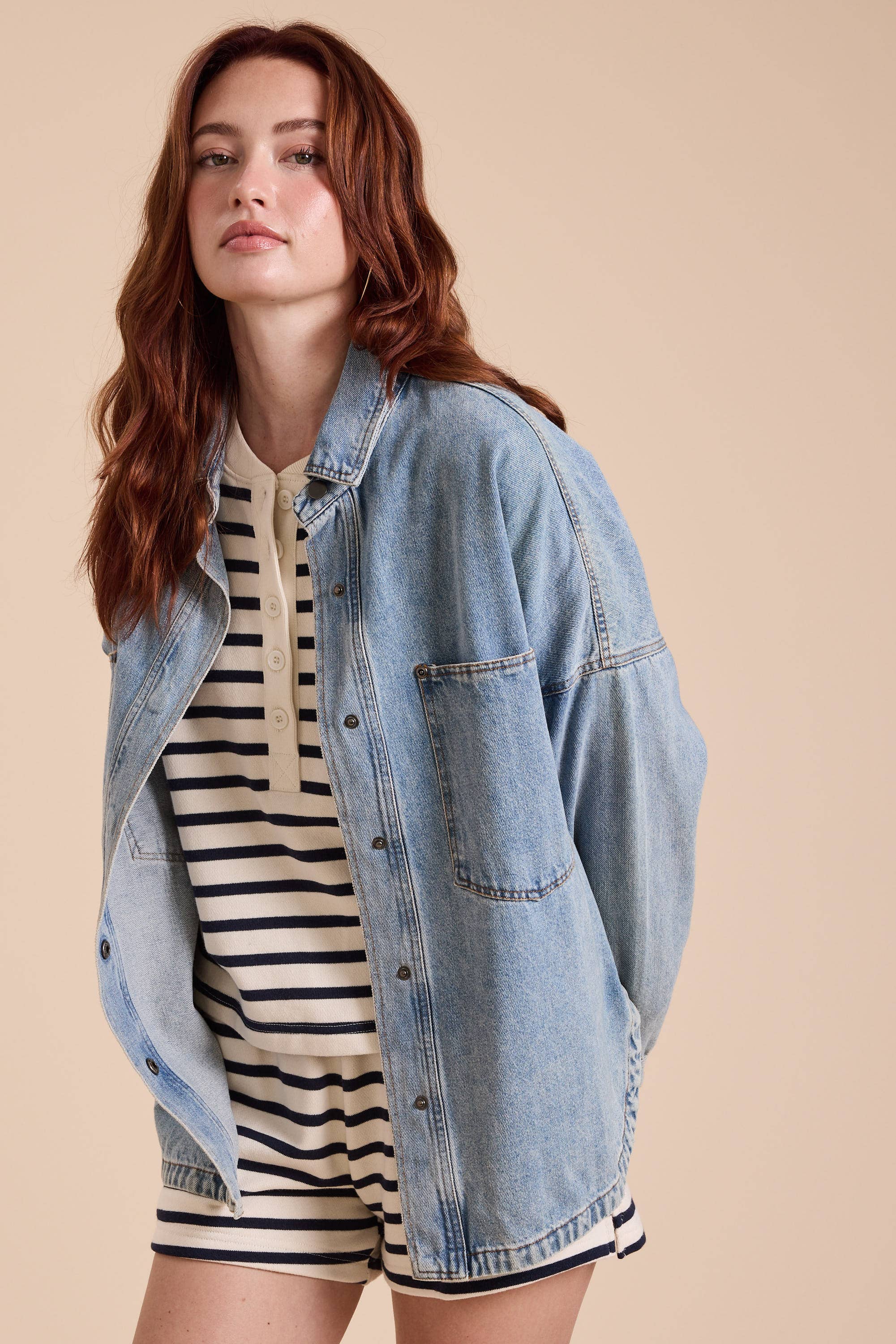 Evey Denim Shacket