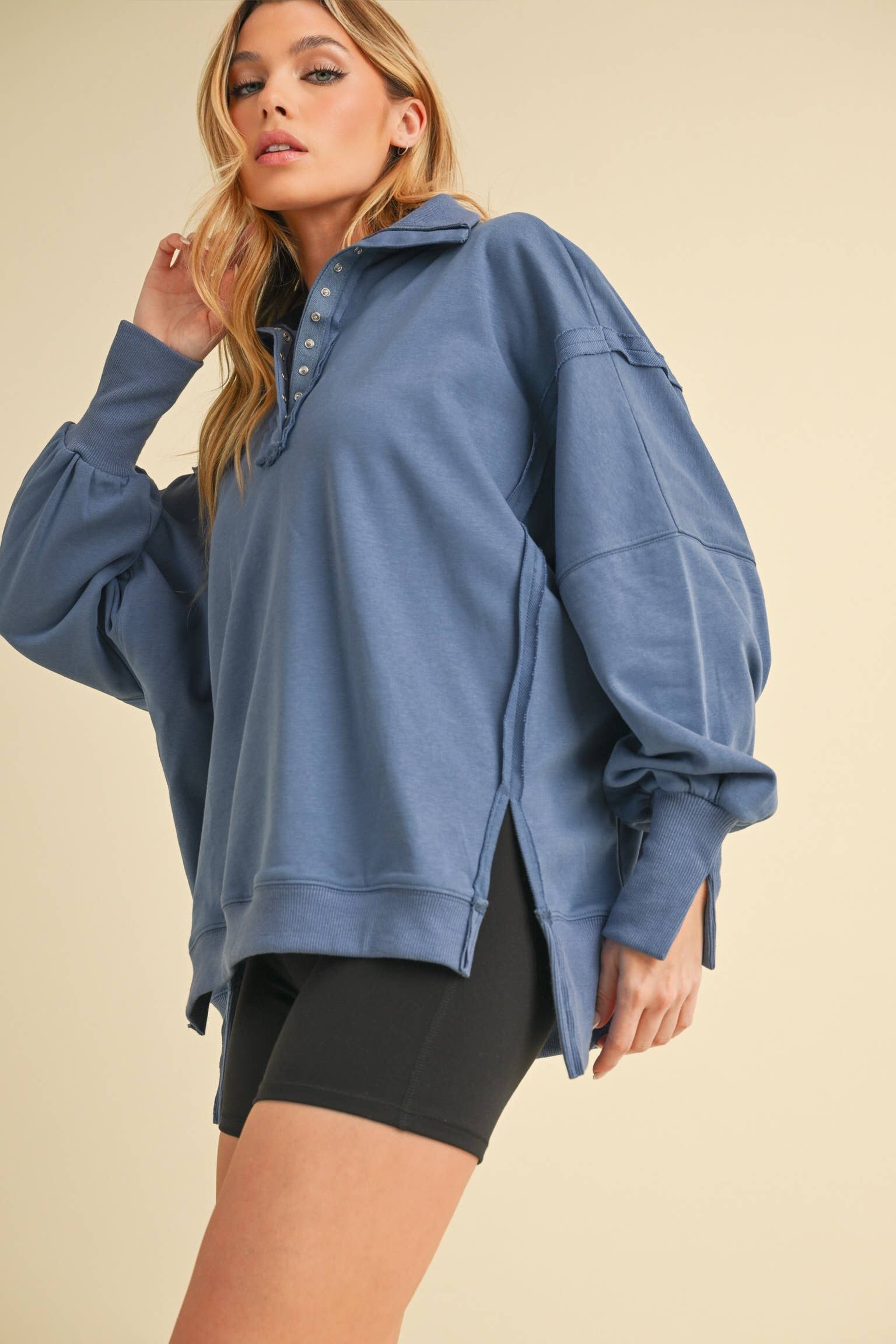 Henley Sweatshirt