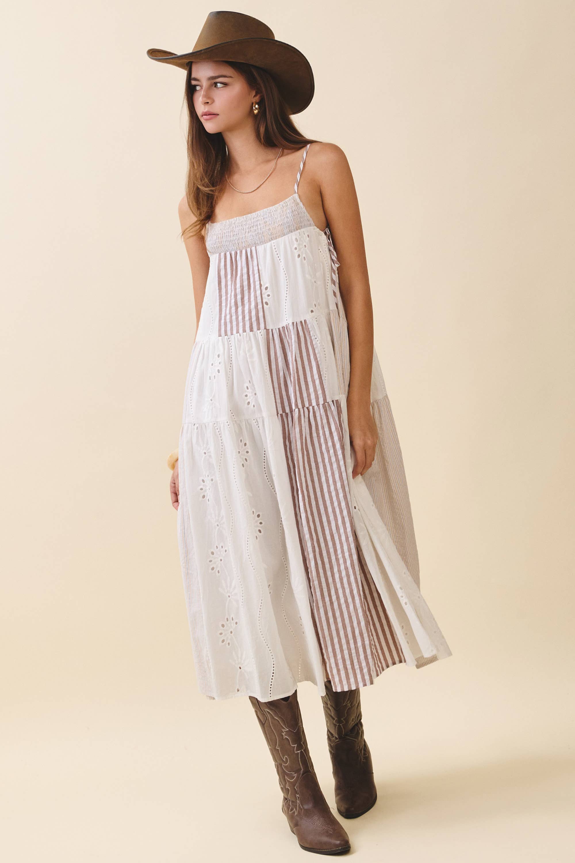 Clara Tiered Midi Dress