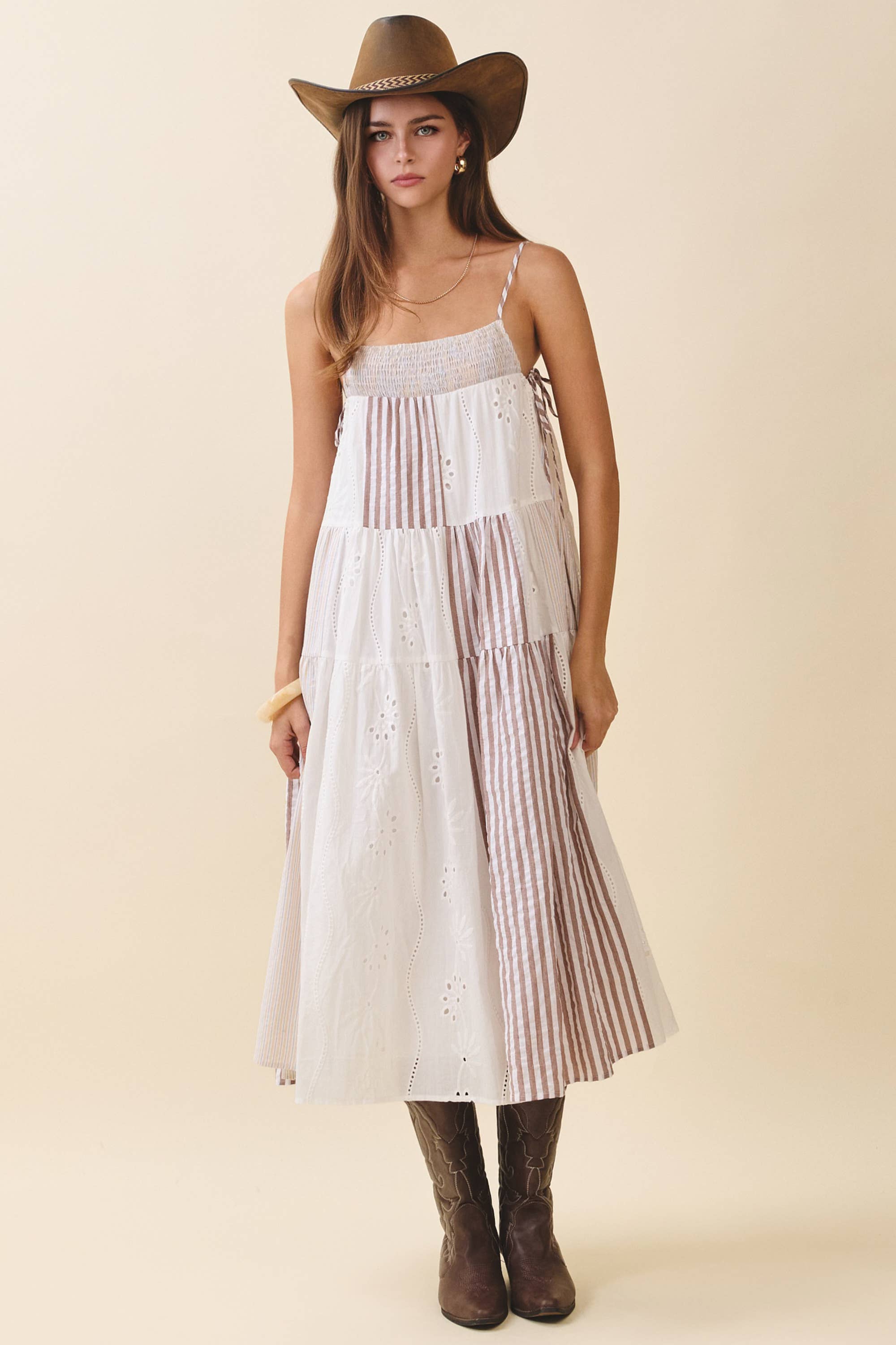 Clara Tiered Midi Dress