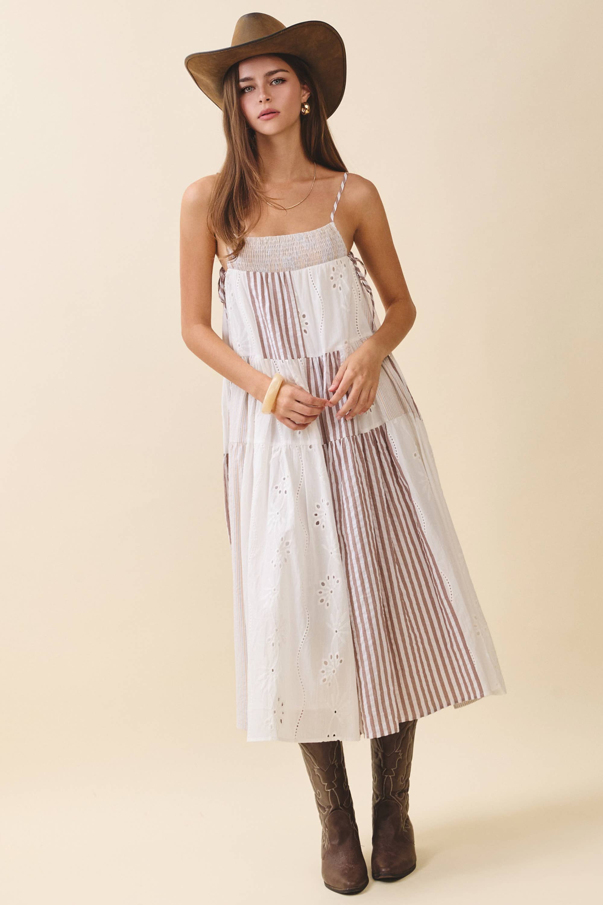 Clara Tiered Midi Dress