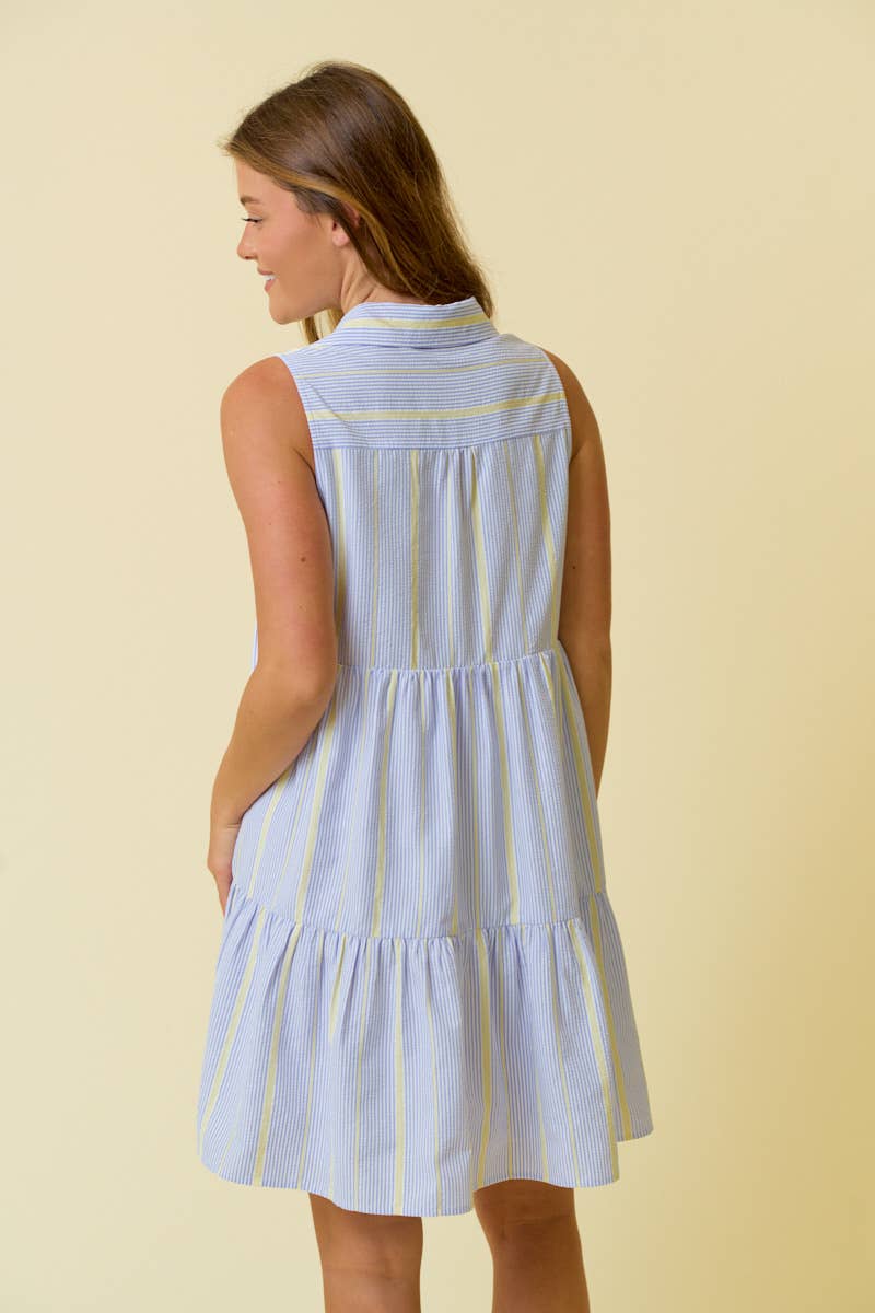 Mae Striped Mini Dress
