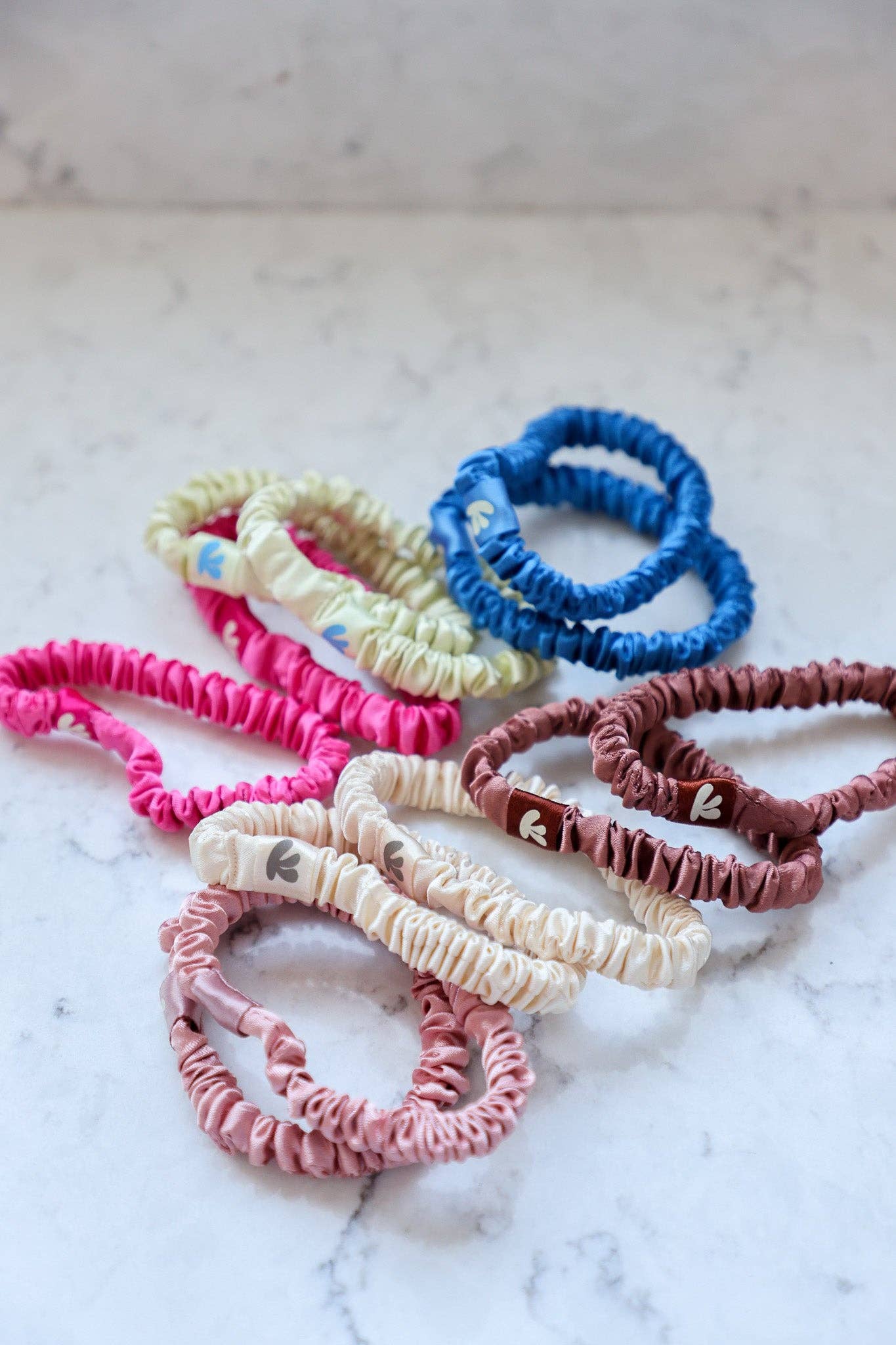 SKINNY SATIN SLEEP SCRUNCHIE SET