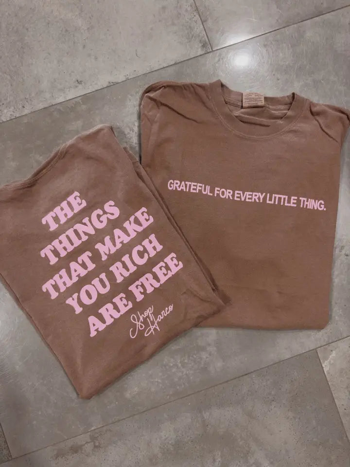 Grateful For Every Little Thing Tee