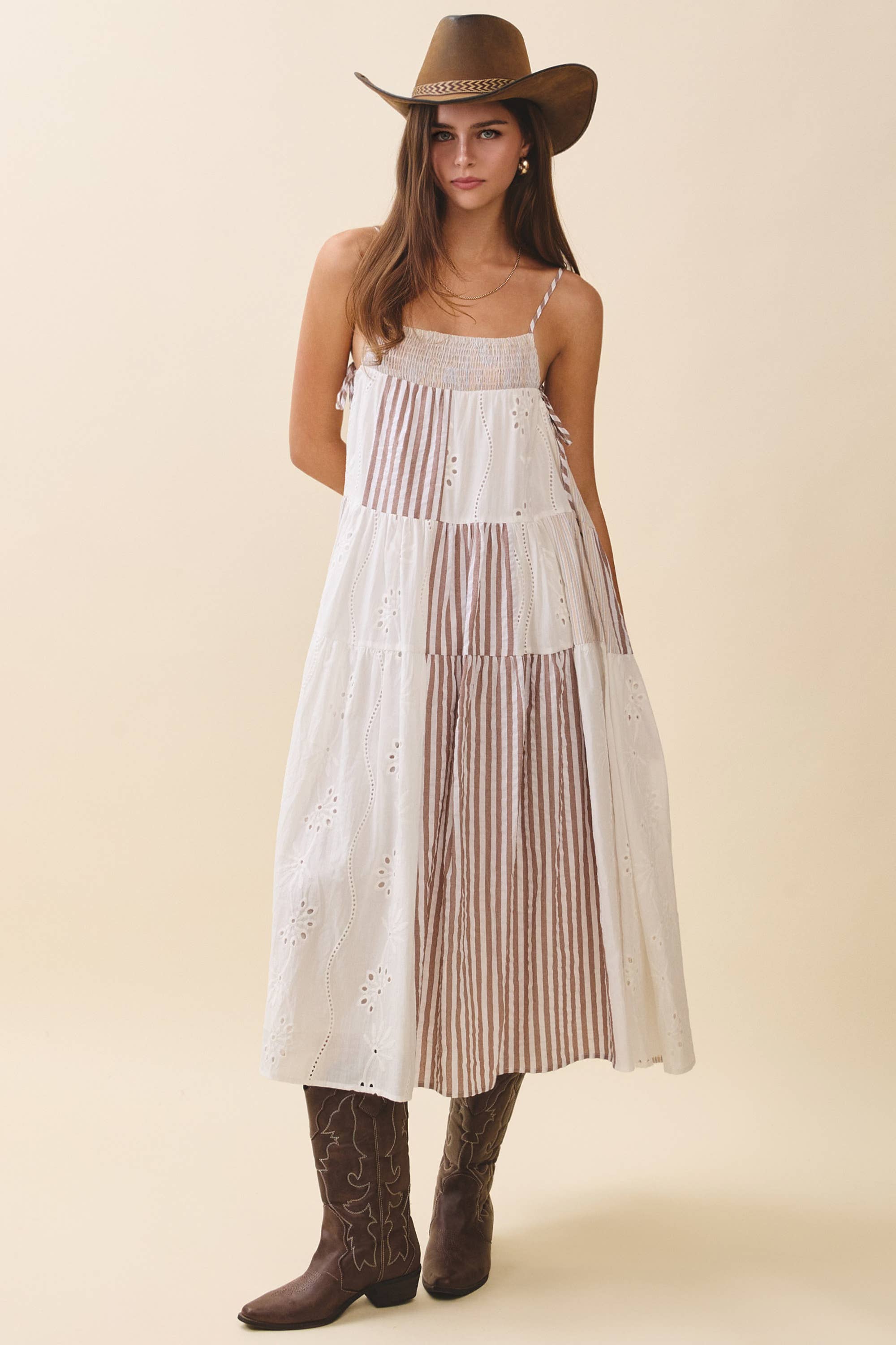 Clara Tiered Midi Dress