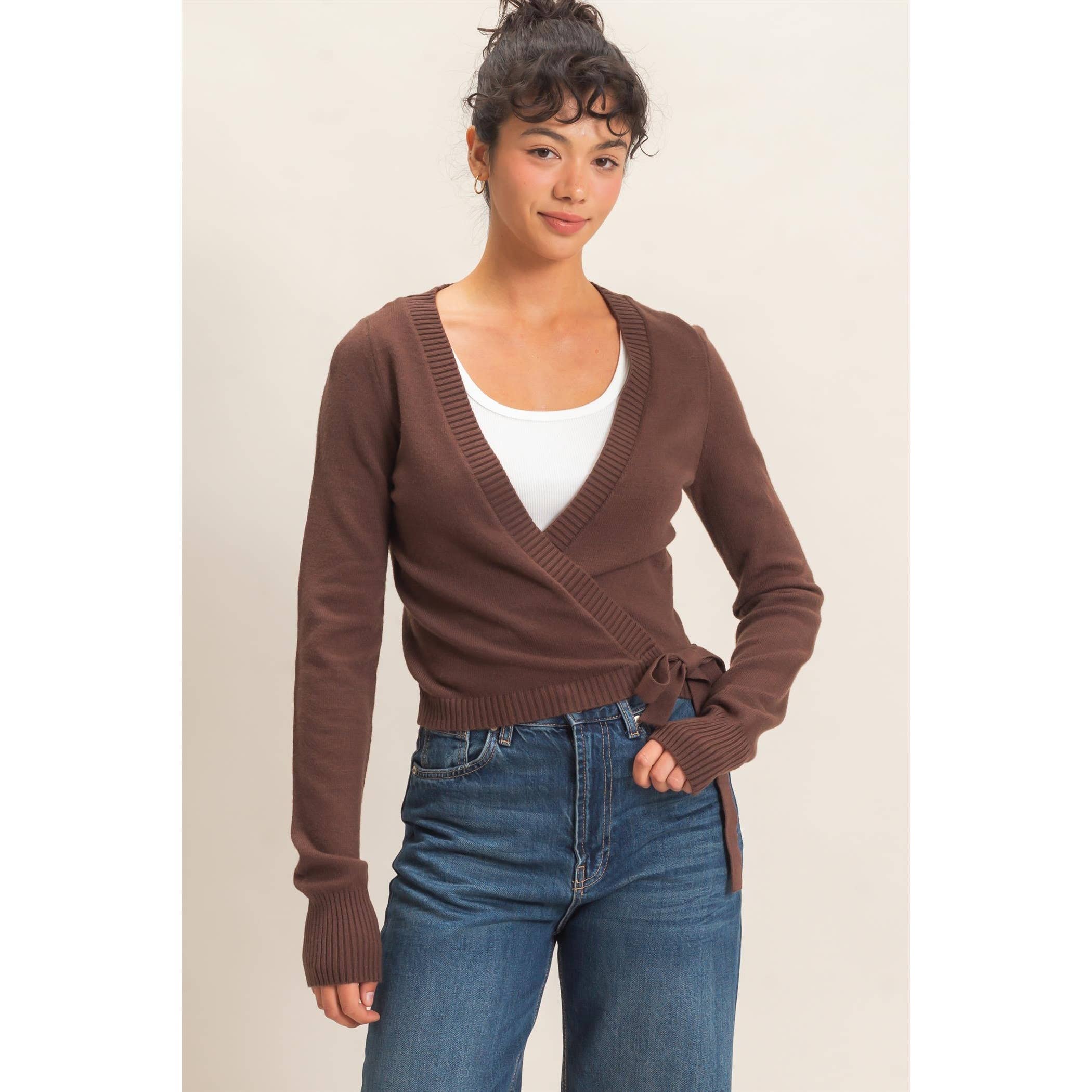 Wrap Knit Cardigan