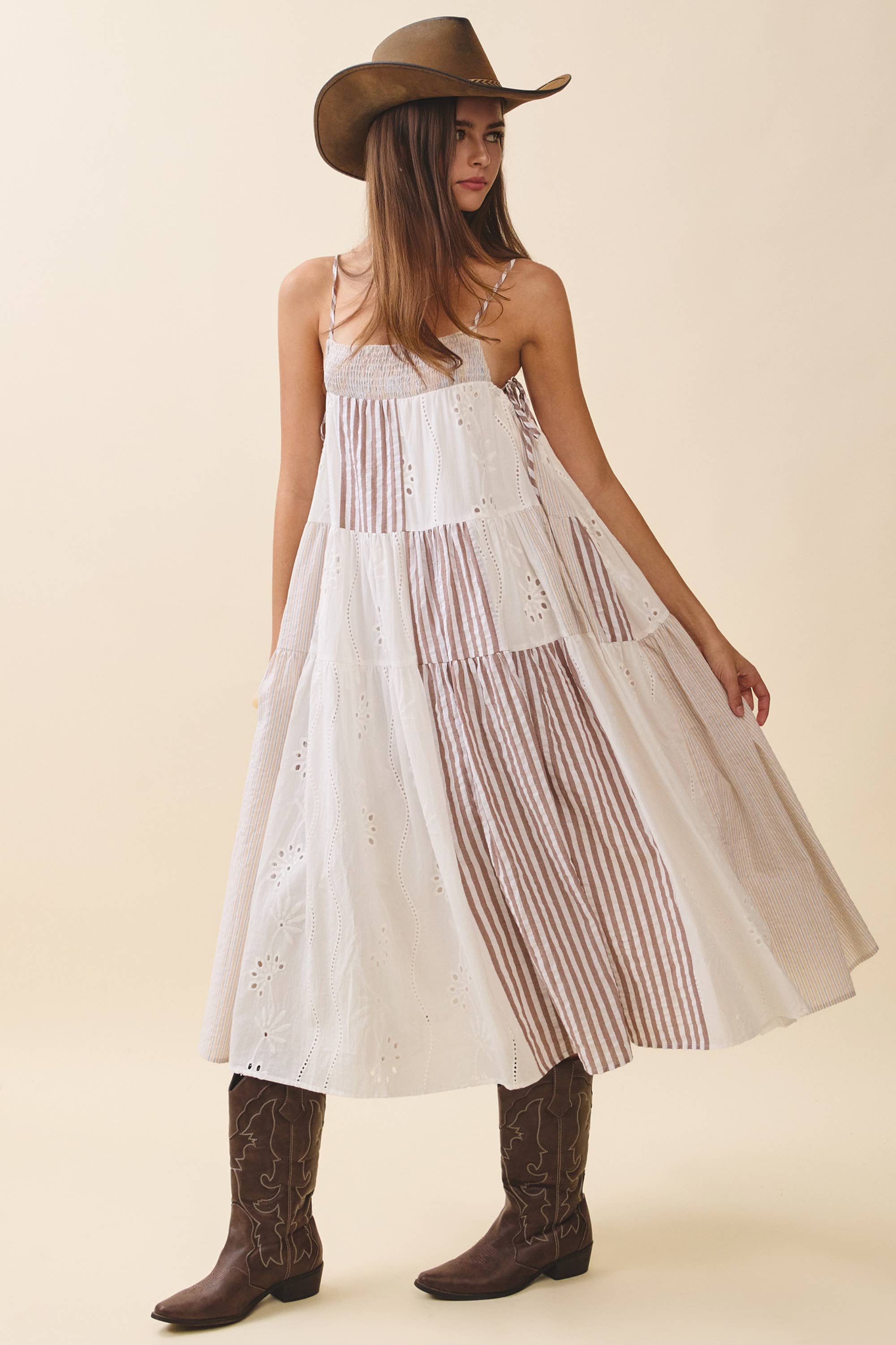 Clara Tiered Midi Dress
