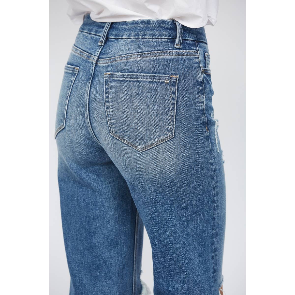Regal Super High Rise Wide Leg Jeans