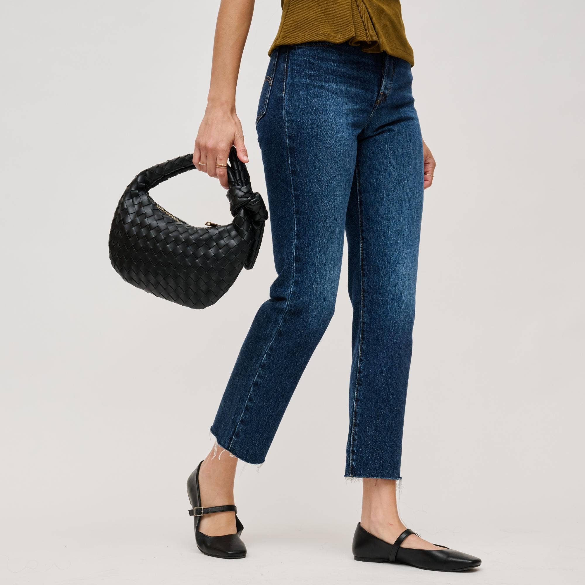 Lizbeth Woven Knot Clutch
