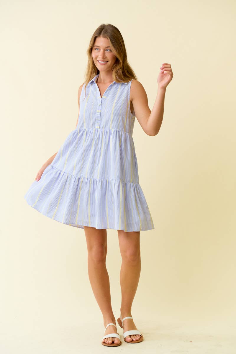 Mae Striped Mini Dress