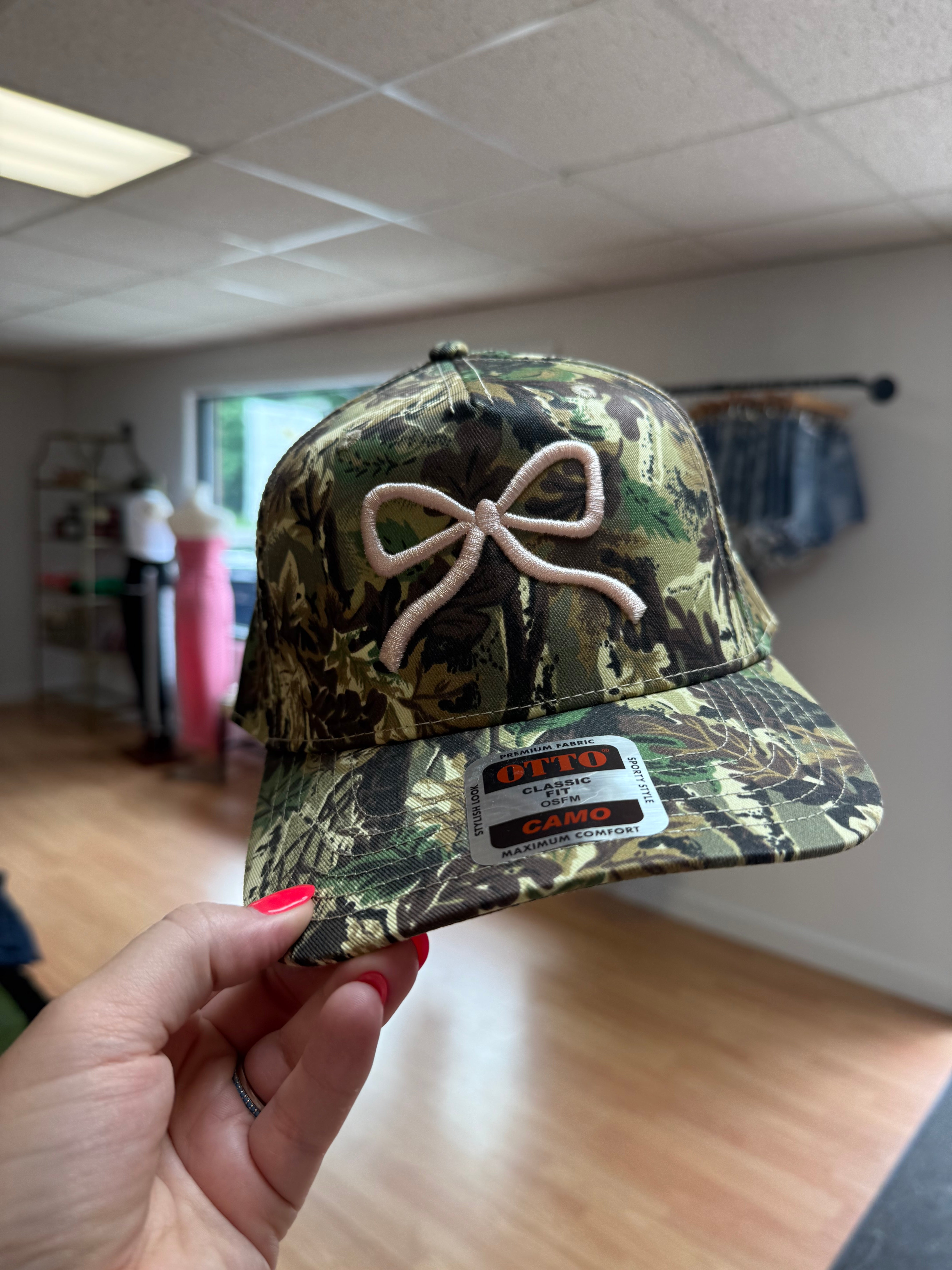 Camo Bow Hat