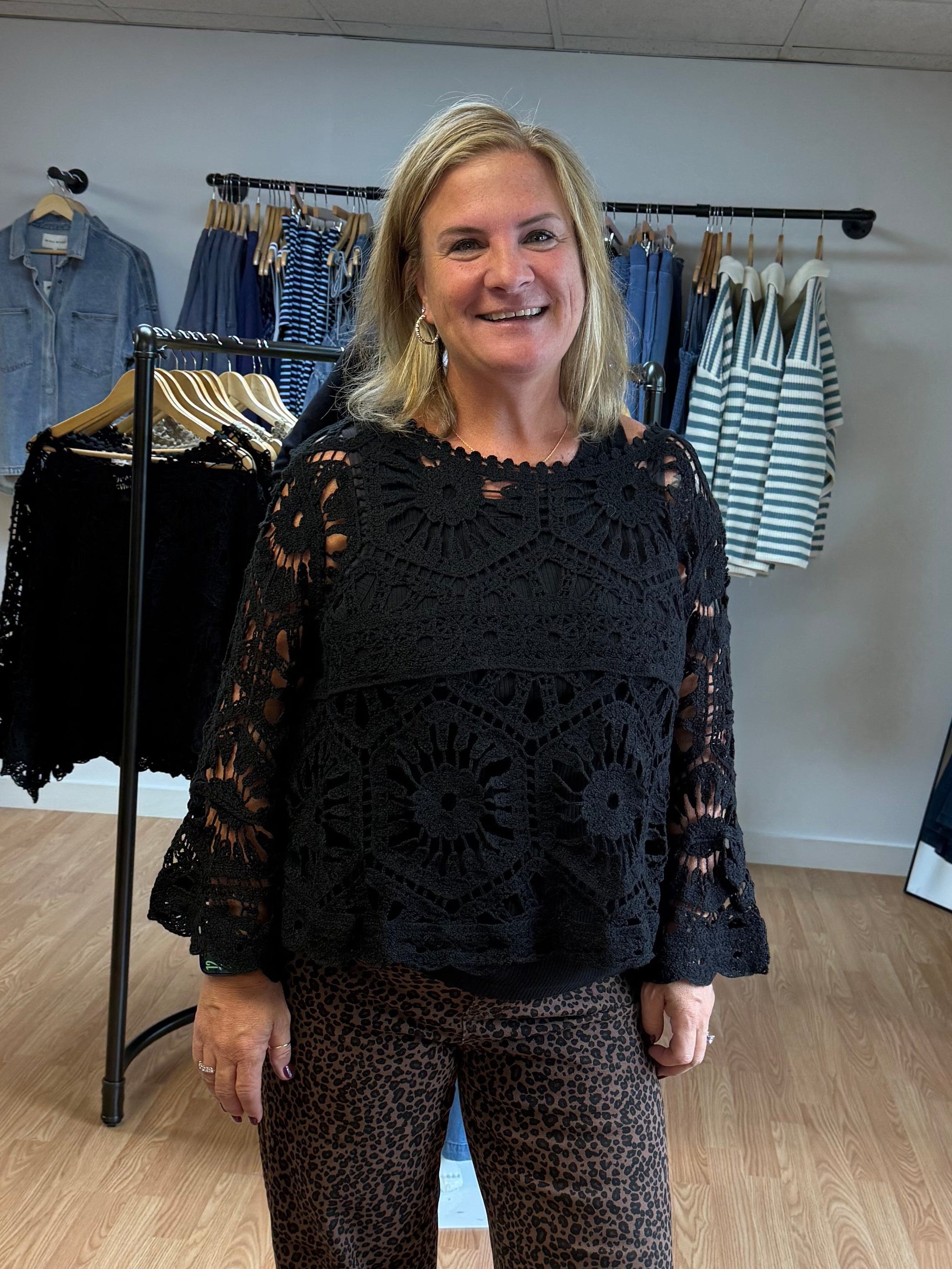 Marlow Crochet Sweater