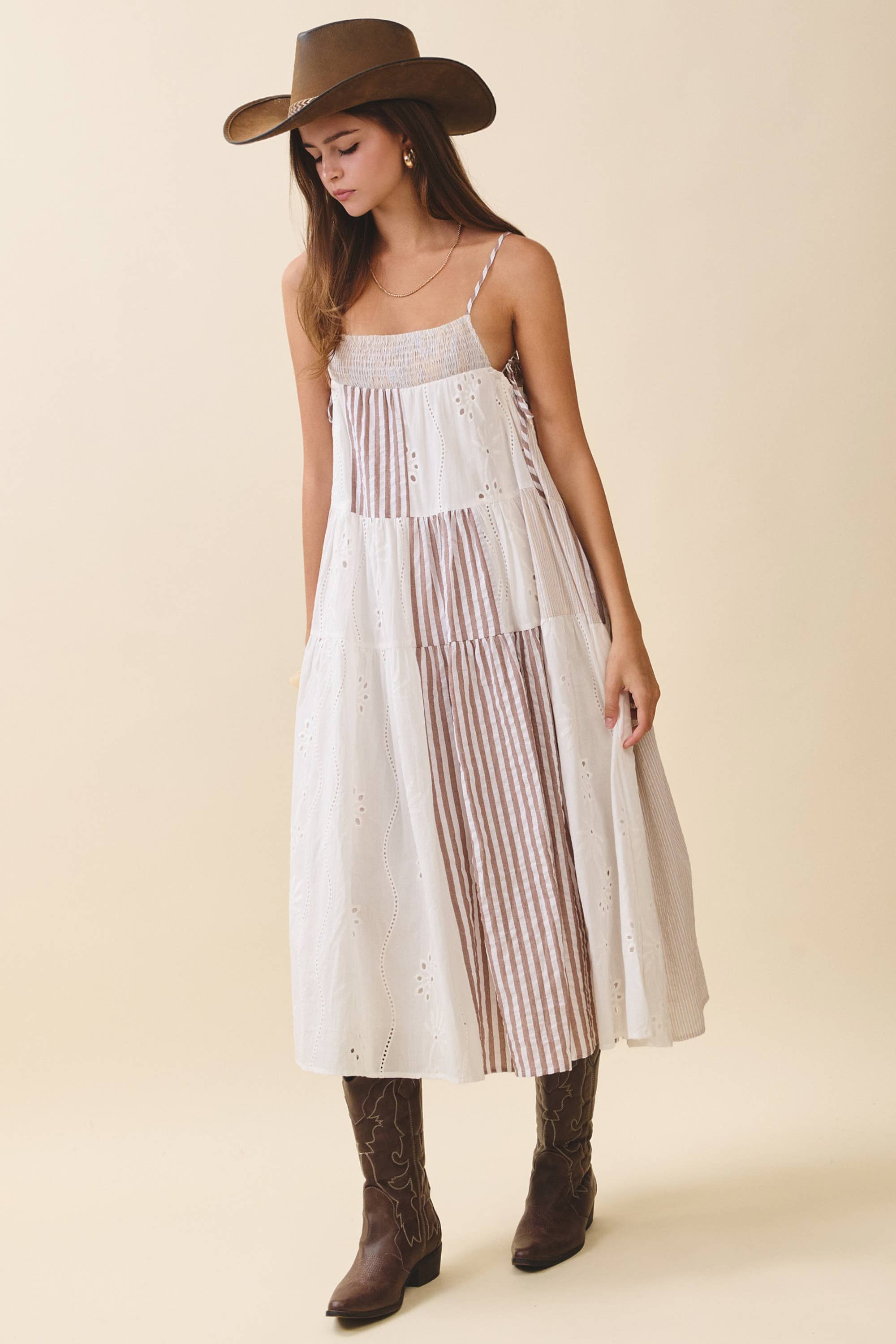 Clara Tiered Midi Dress