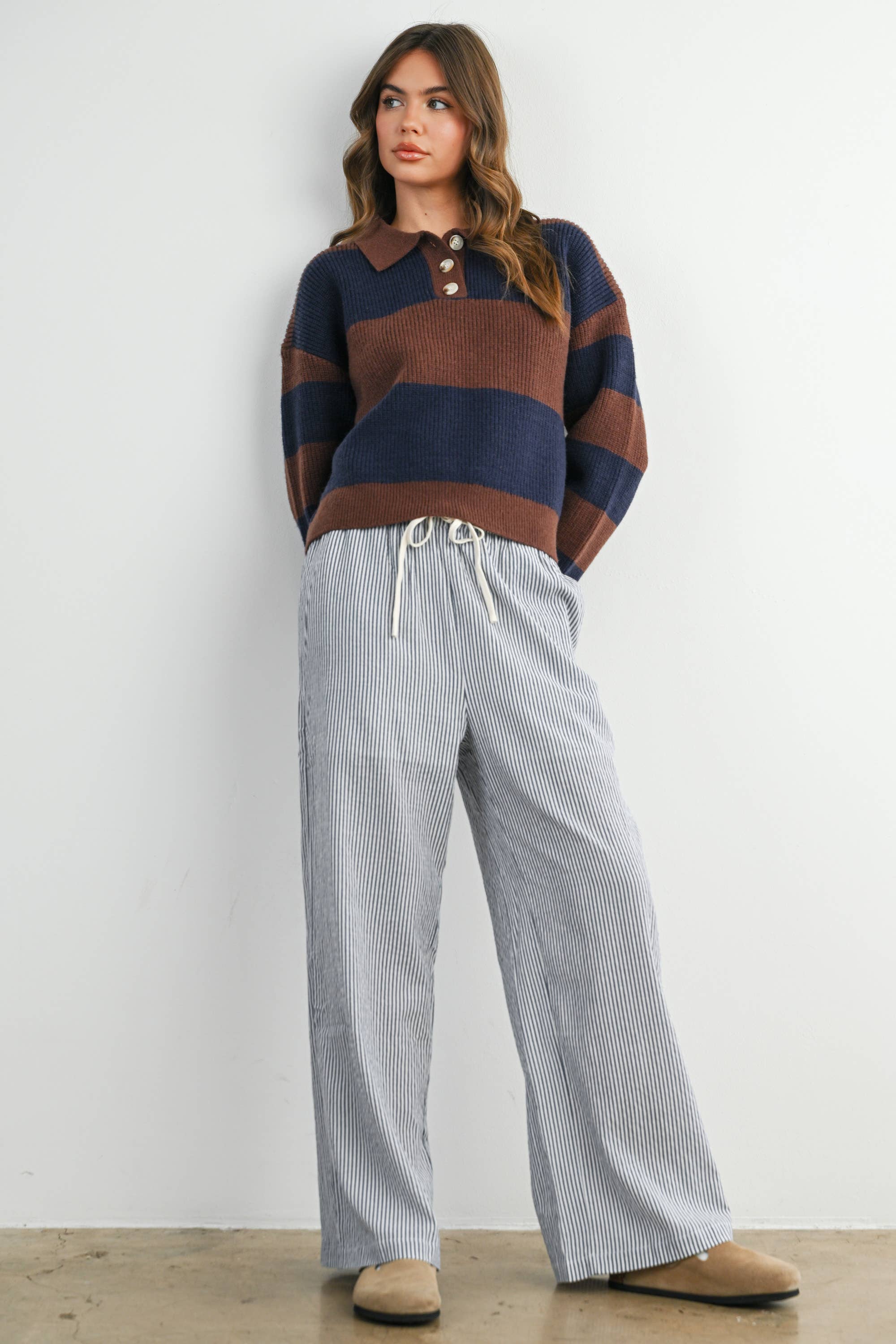 Millie Striped Pants