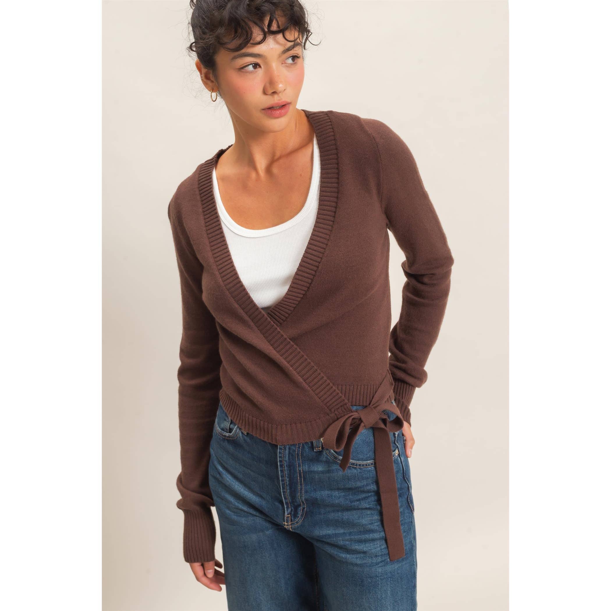 Wrap Knit Cardigan
