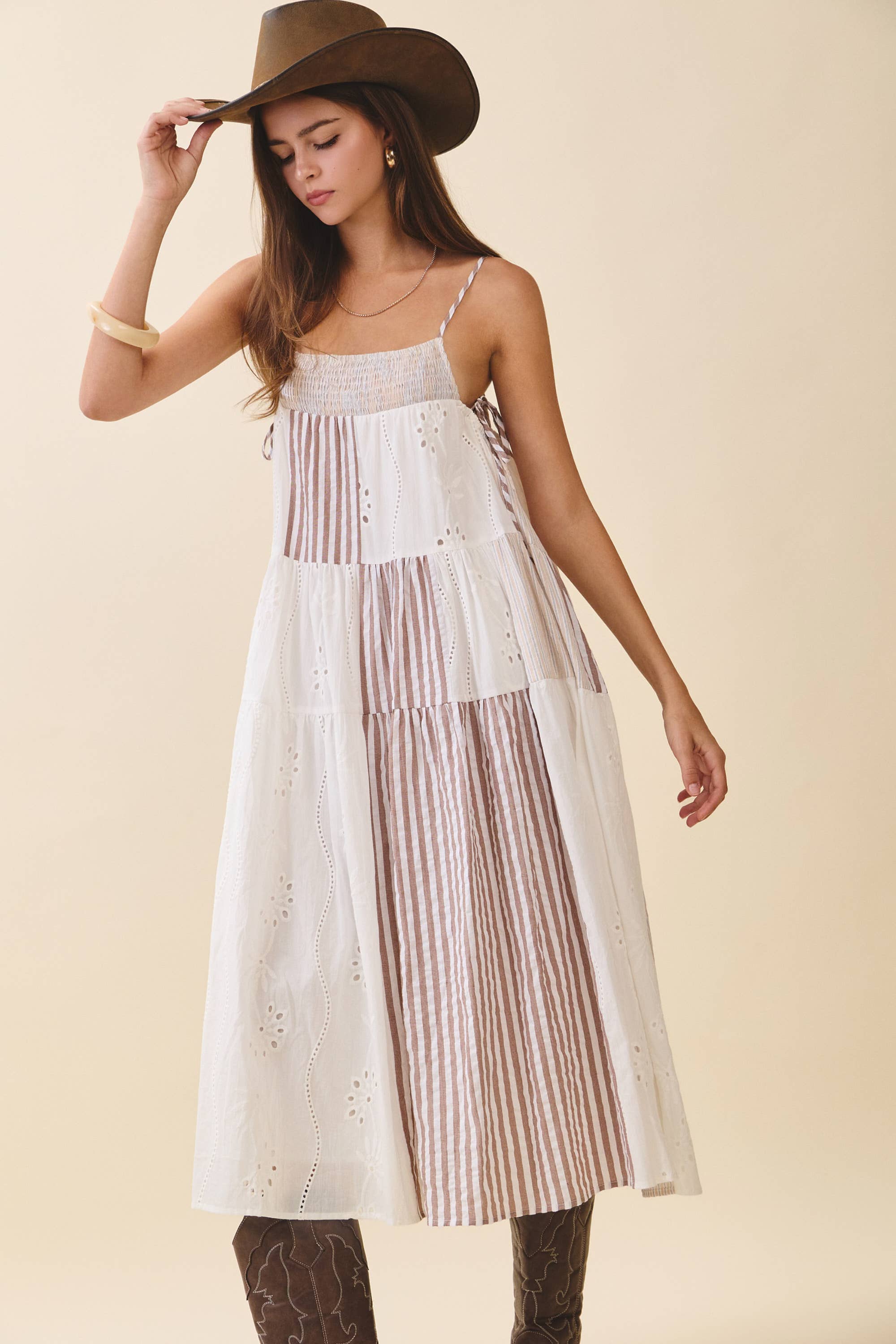 Clara Tiered Midi Dress