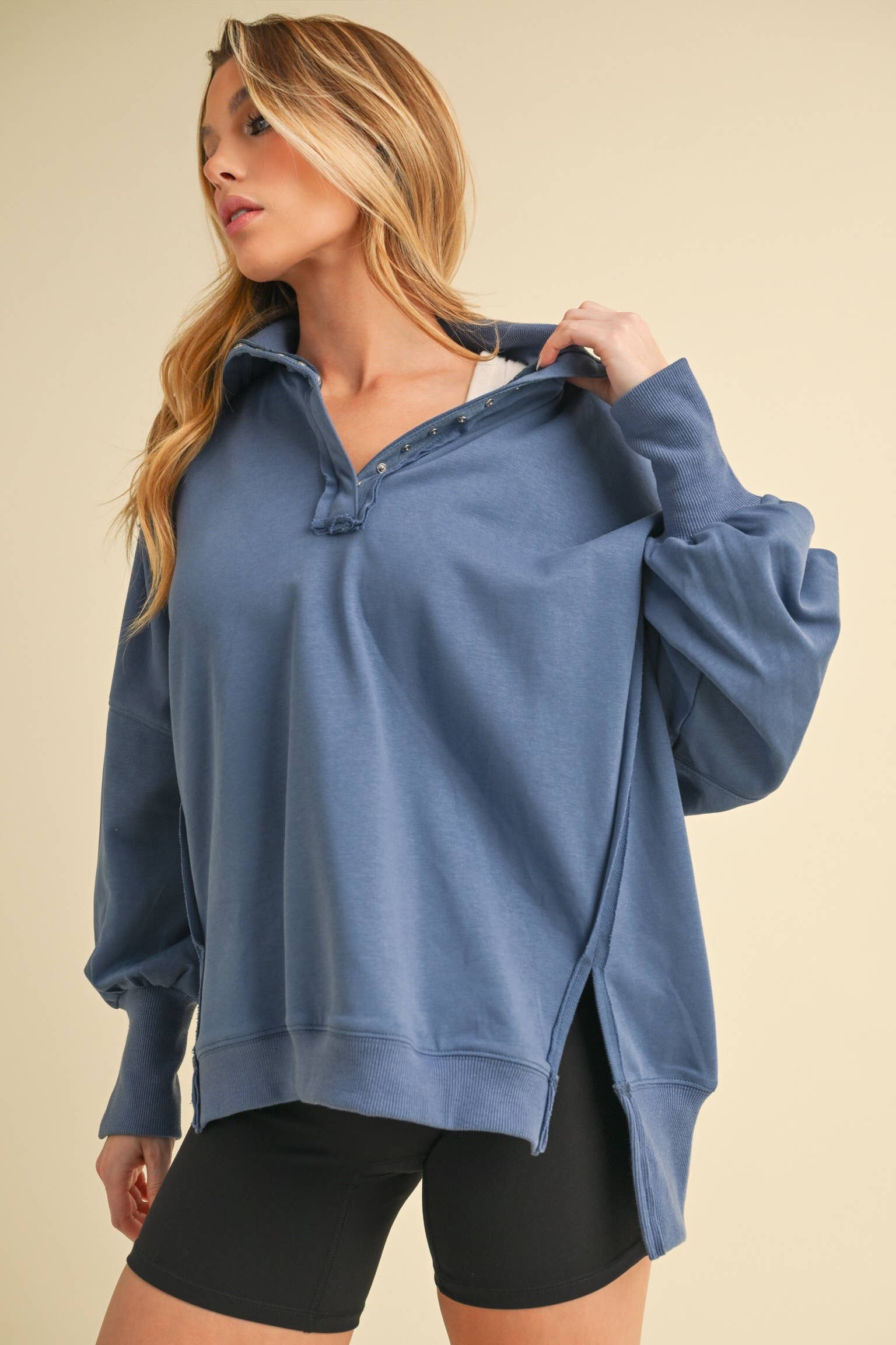 Henley Sweatshirt