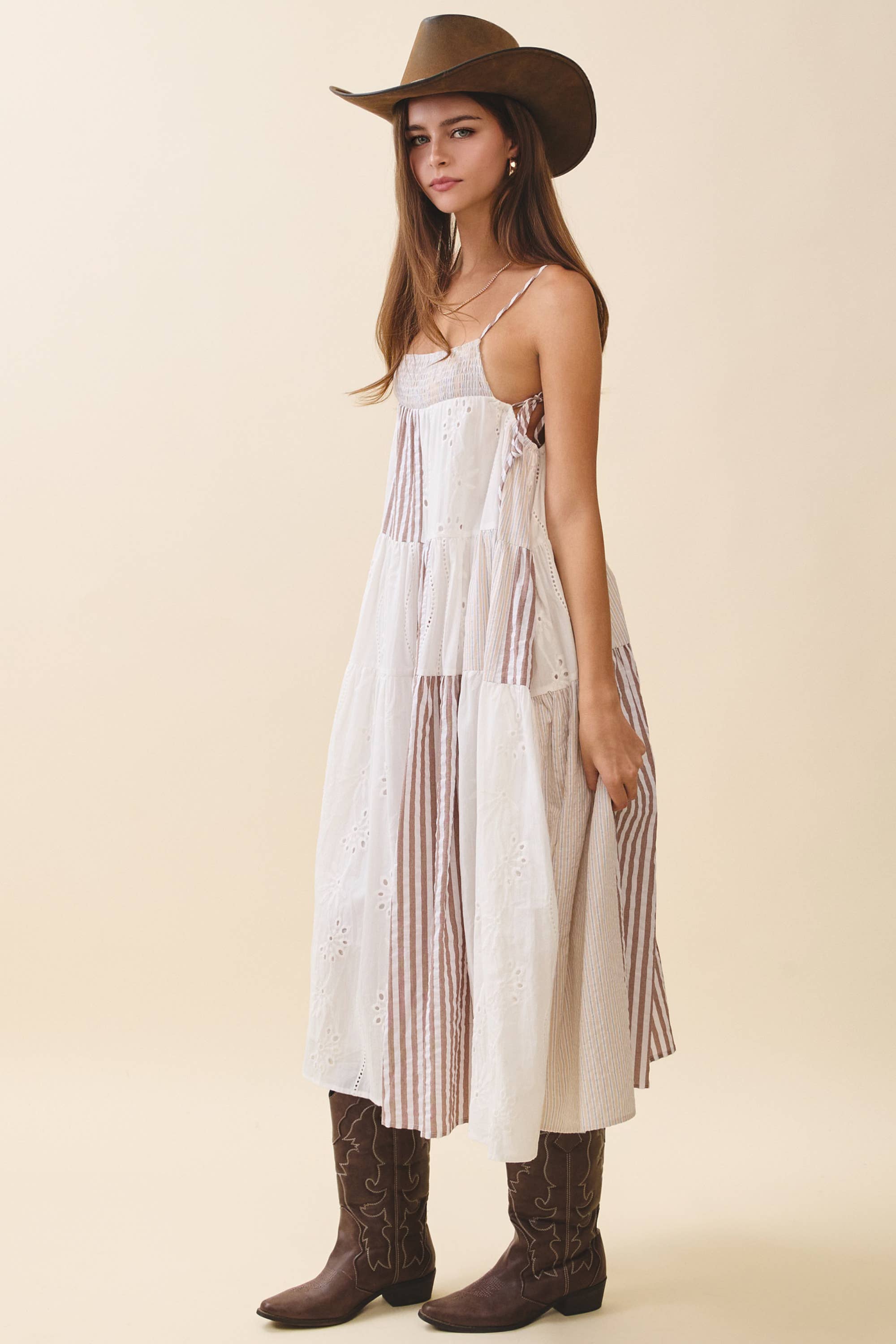 Clara Tiered Midi Dress
