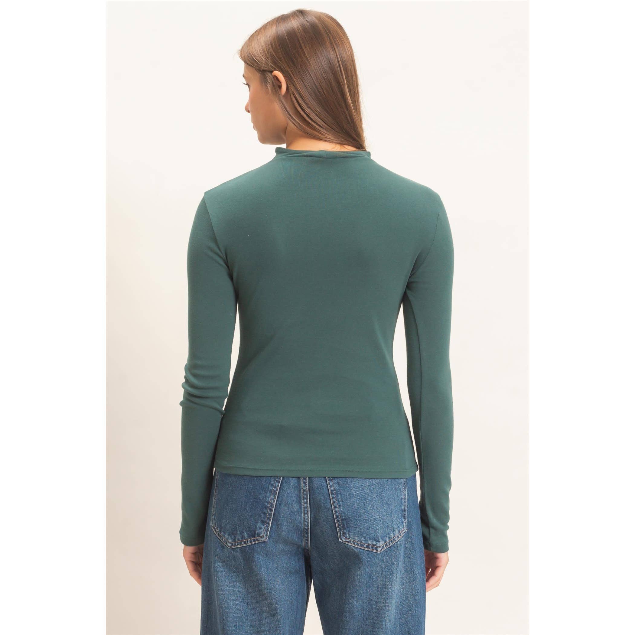 Mock Neck Long Sleeve