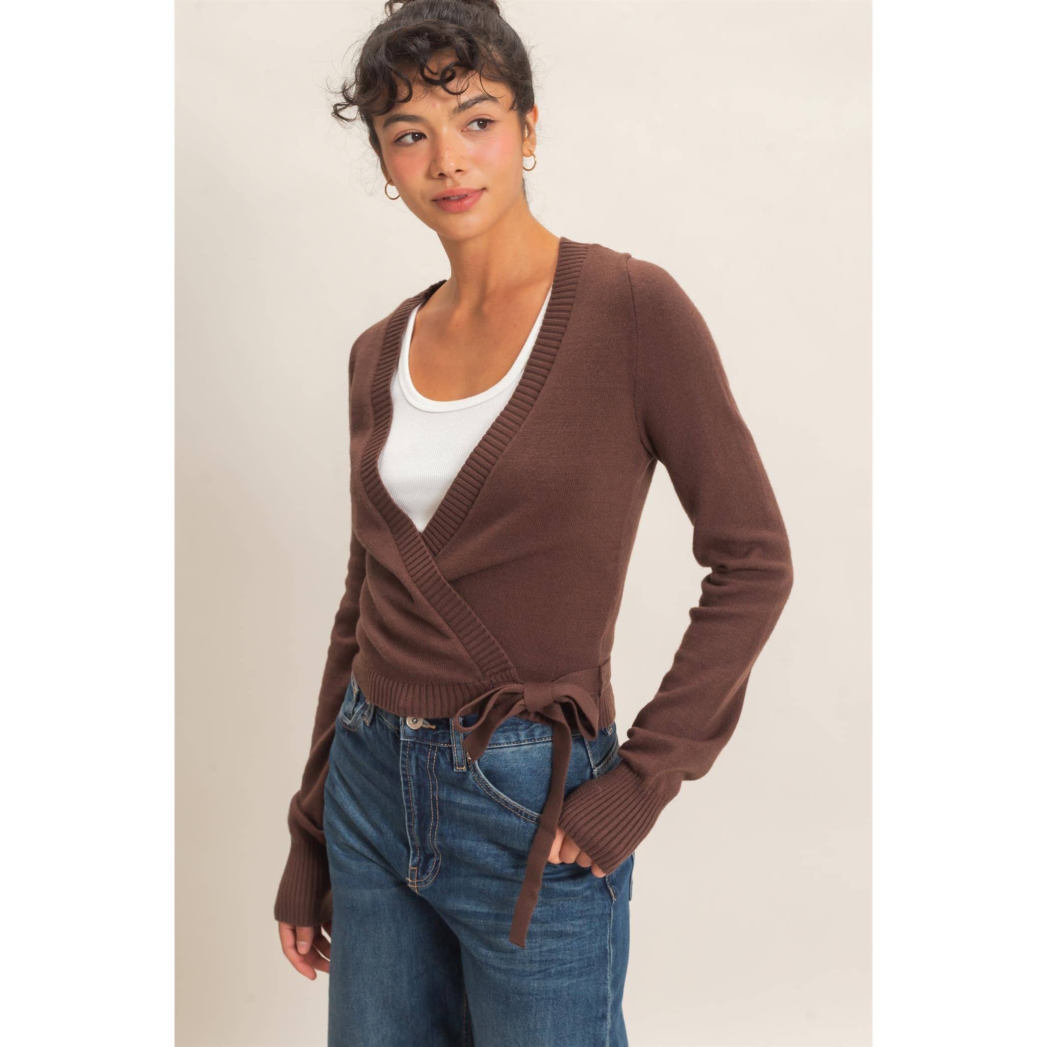 Wrap Knit Cardigan