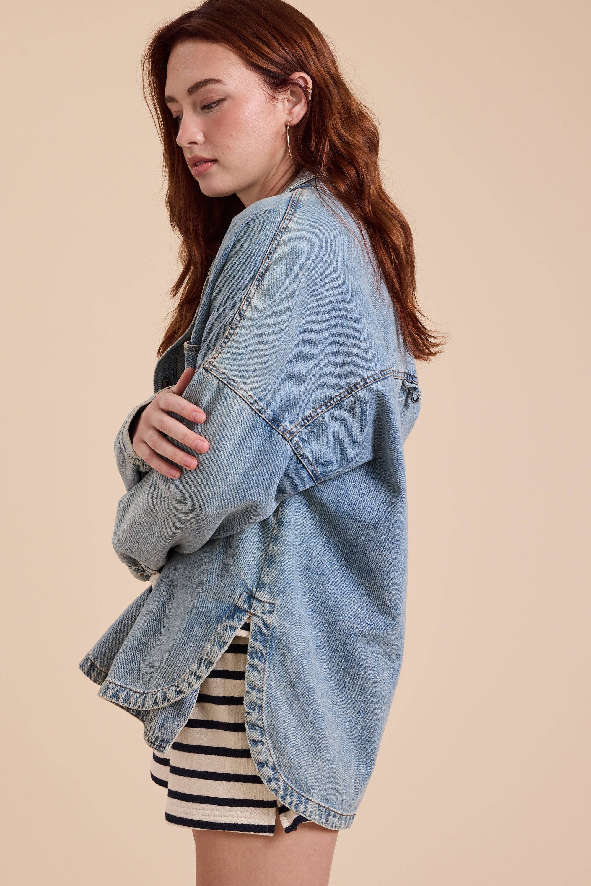 Evey Denim Shacket