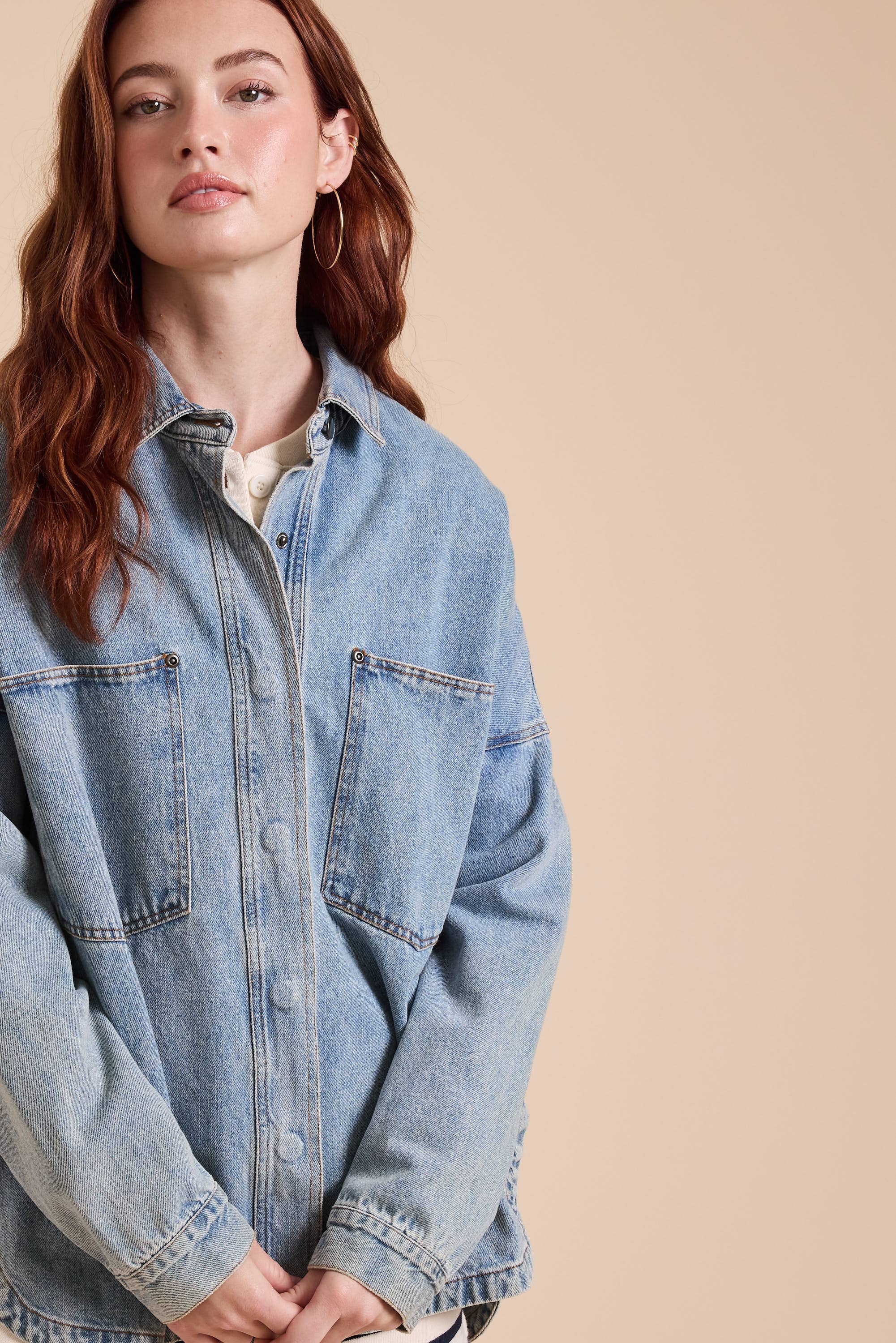 Evey Denim Shacket