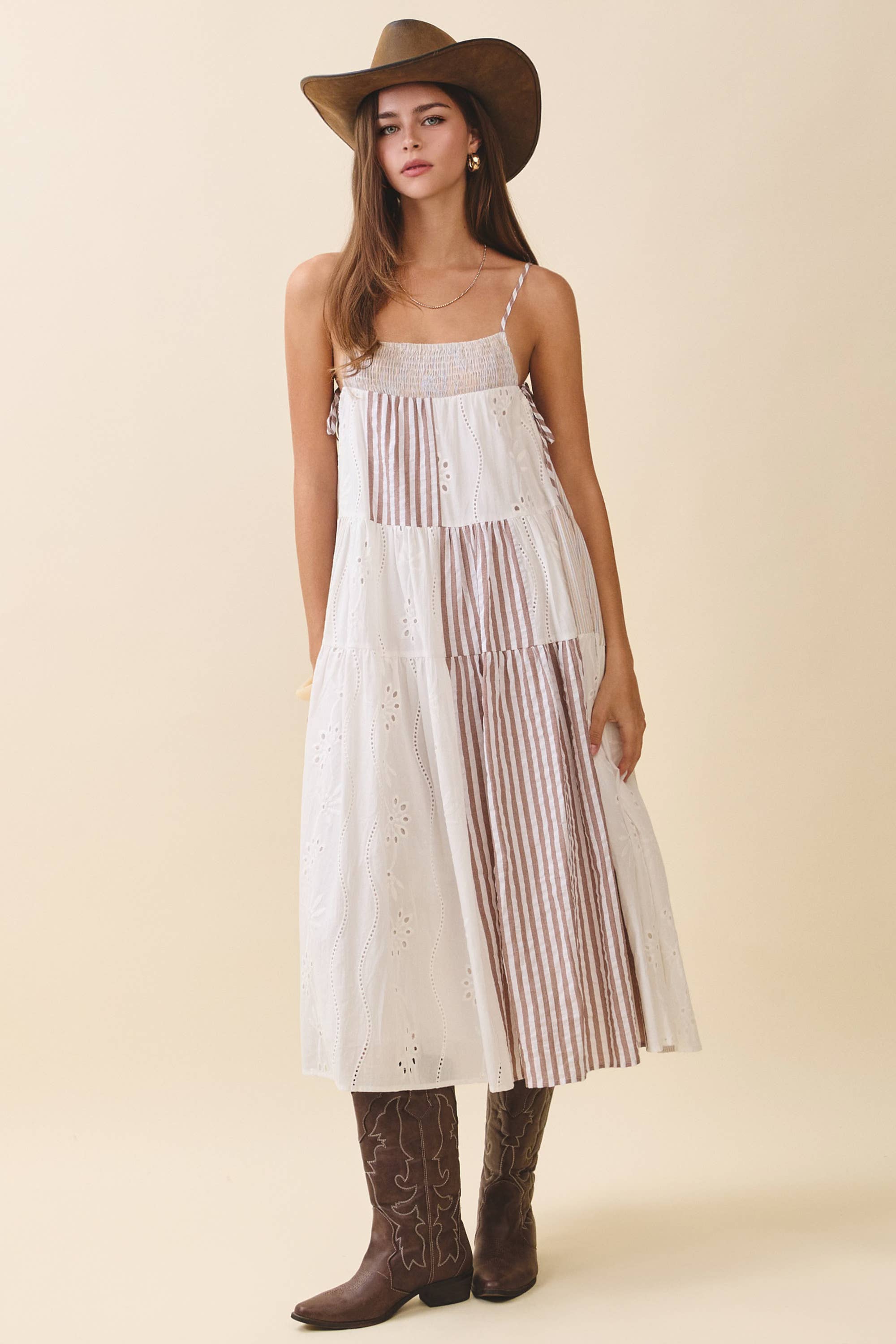 Clara Tiered Midi Dress