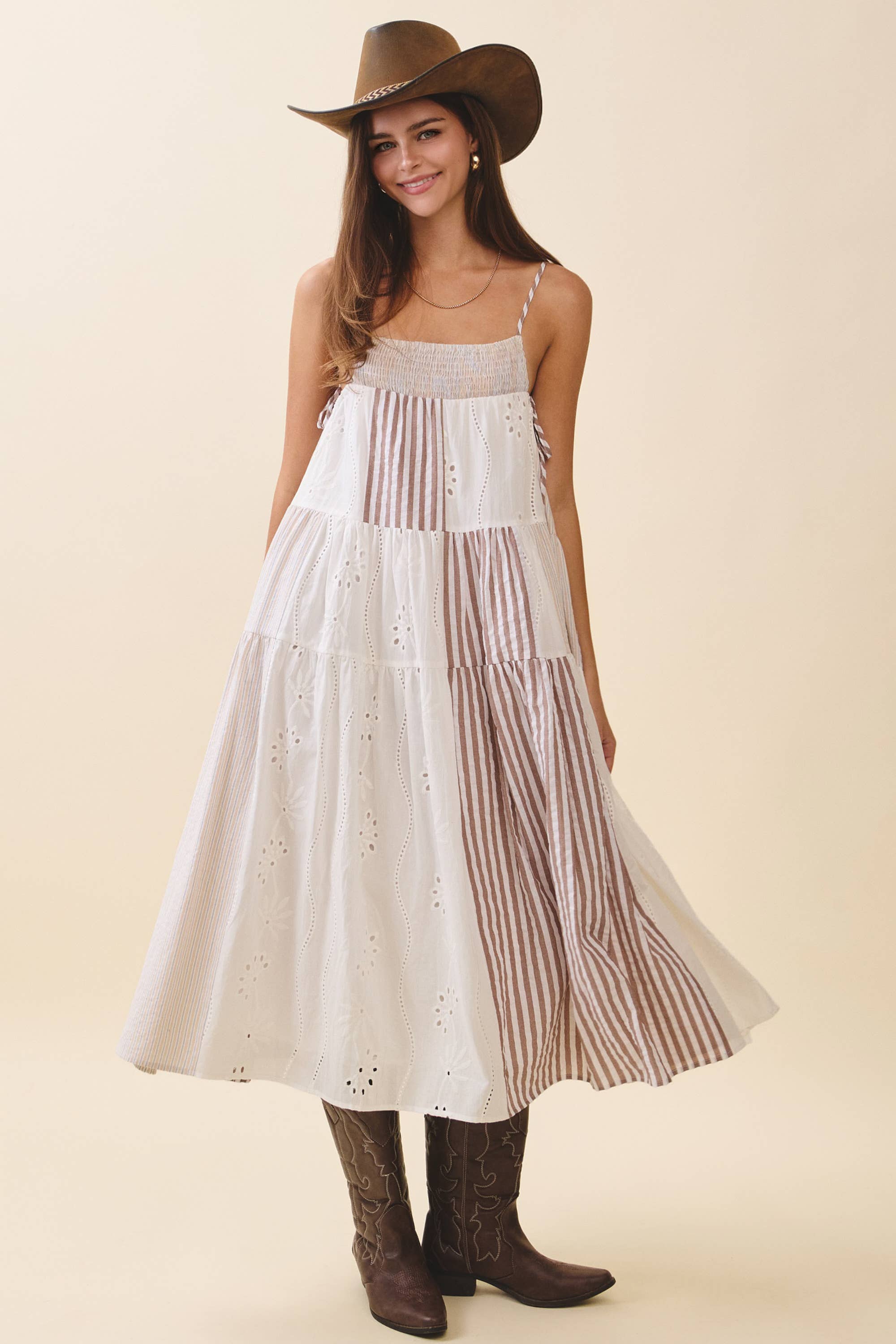 Clara Tiered Midi Dress